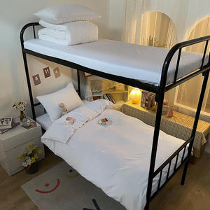 Прочная компактная двухъярусная кровать из стали, современная, экологичная, для рабочих пространств, хранения, общежитий, мини-домов, мобильных медицинских учреждений - Product Image 5