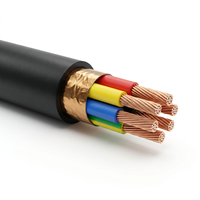 Cable de Alimentación Flexible Resistente al Fuego Cu/XLPE/LSZH 0.6/1kV, Cubierta Ignífuga LSZH, Aislamiento de Cobre XLPE