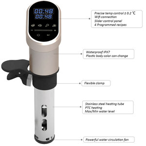H-Una Tuya casa inteligente Sous Vide 220v 1200W máquina de Sous Vide blanco negro cocinado temperatura precisa cocina 1900 - Product Image 4