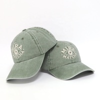 Casquettes de sport pour hommes en coton, style 'Dad Cap', 6 panneaux, délavées, broderie vieillie vintage, dessus souple, haute qualité, tendance été, vente en gros