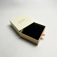 Boîte en carton à bijoux à tiroir coulissant personnalisé écologique Emballage cadeau de luxe pour montres et bijoux