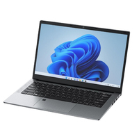 Ordinateur portable professionnel 14 pouces en gros DU41-TU45C I7-1165G7 1920*1080 DDR4 8 Go 3200 MHz 4650 mAh 11,55 V SSD 128 Go Windows 10 1 an