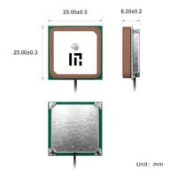 Vente en gros Antenne GPS active MyAntenna M04-0102600R0A Connecteur IPX1 Suivi en temps réel GNSS Glonass BD Galileo Pleine bande