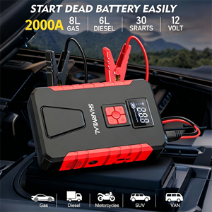 Banco de energía portátil Kursohey de 1000 A y 12 V, arrancador de emergencia para batería de coche - Product Image 2