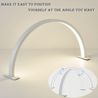 Nouvelle manucure lumière LED demi-lune lampe lune forme Table lampes à ongles pour Salon de beauté