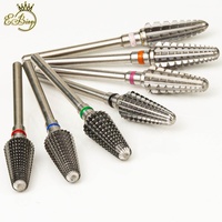 3/32 "populaire haute qualité F M C 2XC Gel enlever argent sécurité professionnel carbure de tungstène tornade ongles pour perceuses Efile