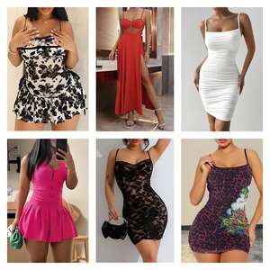 Falda Camisola Retro de Primavera y Verano para Mujer, Falda de Malla Elástica de Cintura Alta, Vestido de Mujer, Falda Ajustada a la Moda para Mujer - Product Image 1