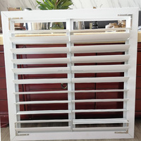 Vente chaude PVC Gravité Persienne Ventilateur D'échappement Obturateur Poule Maison Équipement D'élevage Horizontal pour Entrepôts