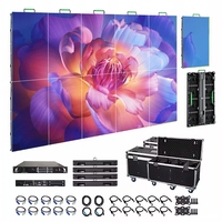 Panel LED Portátil P3.91 P4.81 para Interiores y Exteriores, Pantalla de Alquiler para Exhibiciones y Escenarios, 500x500, Venta al Por Mayor