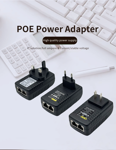 Nhà Máy treo tường 48V 0.5A Gigabit <span class=keywords><strong>Power</strong></span> <span class=keywords><strong>Adapter</strong></span> Injector 1000Mbps <span class=keywords><strong>Ethernet</strong></span> cung cấp điện với cắm DC kết nối đầu ra - Product Image 3