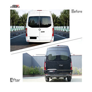 GBT Popular 2018-On Mercedes Sprinter W907 Short Model Convert <span class=keywords><strong>Kit</strong></span> <span class=keywords><strong>pour</strong></span> Benz Sprinter W907 Model Grill Bumper Upgrade Accessories - Product Image 4