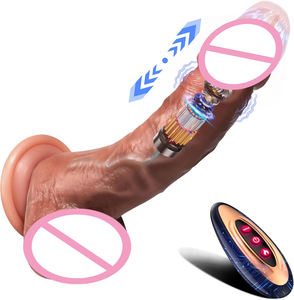 Schub <span class=keywords><strong>dildo</strong></span> vibrator Sexspielzeug Spielzeug für Erwachsene Realistische Dildos 10 Vibrierende beheizte G-Punkt Anal Vagina Silikon Saugnapf <span class=keywords><strong>Dildo</strong></span> - Product Image 1