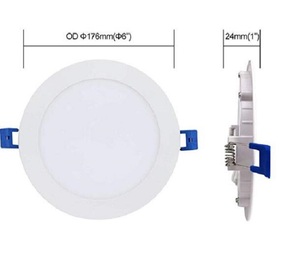 Chìm Cấu Hình Thấp Wafer Xuống Ánh Sáng Lịch Thi Đấu LED Siêu Mỏng LED <span class=keywords><strong>6</strong></span> Inch Xuống Ánh Sáng ETL Chứng Nhận - Product Image 2