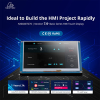 Nextion Modul tampilan layar LCD, 7 "seri Dasar HMI TFT Modul terintegrasi 4-kawat resistif Panel sentuh untuk Arduino DIY ESP8266 ESP32