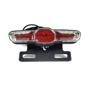 EBKE Bicicleta Eléctrica Multifuncional Luz Trasera Intermitente 6 LED Lámpara de Freno 12V 24V 36V 48V 52V 60V 72V Compatible - Product Image 5