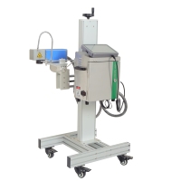 Machine de codage laser à fibre DF-LF50W F MG 50W pour l'intégration dans les lignes de production industrielles