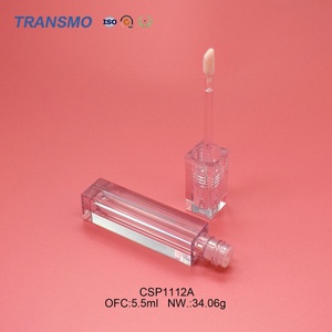 Tubes de gloss à lèvres transparents uniques de 5,5 ml, tubes de gloss à lèvres givrés, emballage écologique, tubes en plastique pour gloss - Product Image 3