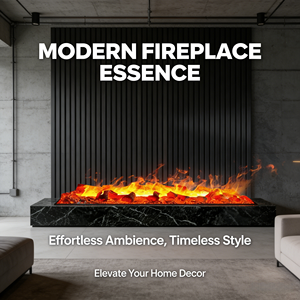 Chimenea Eléctrica Independiente con Control Remoto, Temperatura Ajustable, Diseño Seguro <span class=keywords><strong>para</strong></span> Sala <span class=keywords><strong>de</strong></span> Estar - Product Image 4