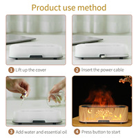 Humidificateur d'aromathérapie rechargeable et écologique personnalisé avec motif 3D pour voiture, cadeau de festival, diffuseur à personnaliser avec votre marque