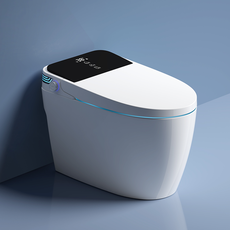 Скрытый резервуар для унитаза с автоматическим открыванием, керамический Умный Унитаз, Цельный унитаз, напольный автоматический Умный Унитаз