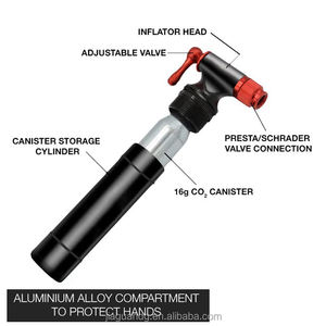 자전거용 미니 휴대용 전동 에어 펌프 CO2 타이어 공기 주입기 - Product Image 5