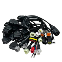 Cables de motocicleta OBD universales al por mayor, reemplazo de Cable de escáner de diagnóstico OBD2 13 en 1 para todas las bicicletas de dos ruedas, motocicletas