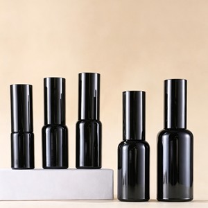 Flacon pulvérisateur de parfum en verre noir brillant pour cosmétiques, 15 ml, 20 ml, 30 ml, 50 ml, 100 ml - Product Image 6