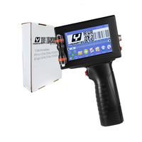 Yaomatec pengodean nomor Batch 12.7mm, Printer Inkjet TIJ Inkjet, Printer Handheld Inkjet digunakan untuk karton