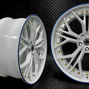 Jantes forgées en deux parties Senyao en alliage d'aluminium 6061t6 pour <span class=keywords><strong>Ferrari</strong></span>, Lamborghini, McLaren, Corvette, taille personnalisée, largeur personnalisée - Product Image 4