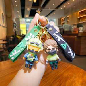 Llavero de Dibujos Animados Delta Force, Colgante de Figura de Soldado de Goma, Accesorio Unisex de Figura de Acción Militar, Estilo 1 2 3 4 5 6 - Product Image 3