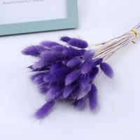 Articles de décoration pour la maison 60 tiges/bouquet séché queue de lapin herbe séchée Lagurus Ovatus fleur décoration de mariage fleurs Bouquets