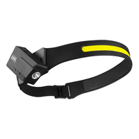 Portable étanche XPE COB capteur LED phare Rechargeable 18650 batterie au Lithium phare pour Camping randonnée plongée