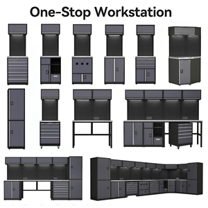 Armoire à outils en acier avec 7 tiroirs, capacité de charge de 500 kg, design moderne pour le rangement dans les garages de mécaniciens - Product Image 2