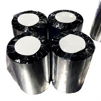 Cinta de Resina Termotransferible Mejorada con Cera, Núcleo de 1/2 Pulgada, Compatible con Tinta para Códigos de Barras, para Impresión de Etiquetas