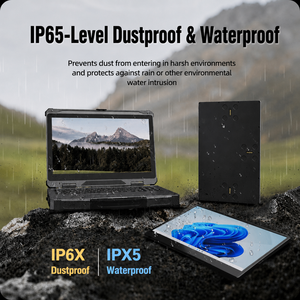 Ordinateur portable robuste à triple écran Intel Core i9-13900HK RTX 3070 16 Go 512 Go SSD IP65, nouvelle station de travail mobile industrielle - Product Image 5