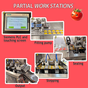 Línea de máquina de embalaje de blíster de salsa de mermelada de <span class=keywords><strong>miel</strong></span> de Chocolate de mantequilla de <span class=keywords><strong>cacahuete</strong></span> de dosis mono - Product Image 5