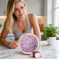 Poudre de Taro 100% Pure et Naturelle de Qualité Alimentaire, Extrait Herbal Soluble dans l'Eau pour Thé au Lait et Boissons Lactées, Conditionnement en Bouteille ou en Fût