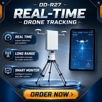 Détecteur radar de drones à bande X 10 km, micro-doppler IA, détecteur UAV IP66 toutes conditions météorologiques, équipement de surveillance des petits avions à faible vitesse