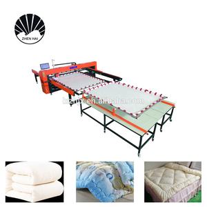 Machine à broder informatisée HFJ-<span class=keywords><strong>26F</strong></span>-<span class=keywords><strong>2</strong></span>, machine à coudre industrielle à aiguille simple, capacité de couture jusqu'à 1500 gsm. Fil à coudre épais blanc bleu DP*18-21 #   1500 kg - Product Image 2