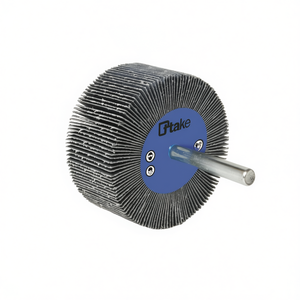 Ttake Abrasive Cloth Flap Wheel 80x30 Mm 60 Grit 6 Mm Shaft For Metal Grinding - Product Image 2