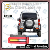 Réflecteur de pare-chocs arrière à LED pour Suzuki Jimny 2007 2008 Clear New Driving Brake Turn Signal Lamp Jimny Fog Light Accessories