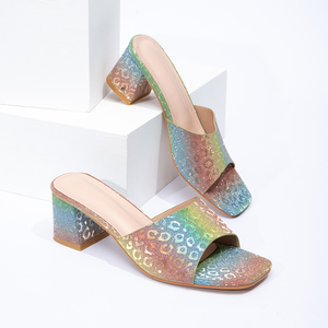 Ultimissimi sandali da donna alla moda tacchi alti estivi tacchi a spillo ciabatte da donna tacchi alti - Product Image 3