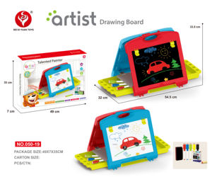 Planches Double face 2 en 1-<span class=keywords><strong>tableau</strong></span> noir et <span class=keywords><strong>tableau</strong></span> blanc magnétique avec <span class=keywords><strong>craie</strong></span> dessin artistique pour enfants gribouillage de table - Product Image 4