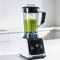 Mixeur à smoothies Easy Clean, contrôle de vitesse variable, mixeur commercial robuste avec double bouton