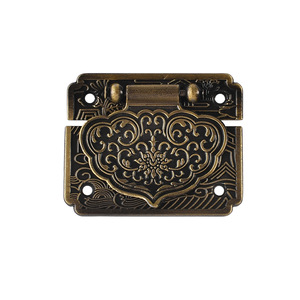 Furniture Locks Zinc Alloy Square Buckle Antique Brushed Gold Rose Copper Color Traditional Design Durable Hardware Accessory - Product Image 5