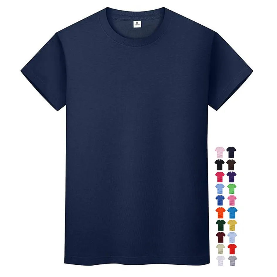 wholesale high quality 100% heavy cotton blank for men basic tshirt custom printing logo plain oversized t-shirt