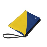 Dompet Koin & Dompet Mini Poliester Cetak Digital Bendera Tokelau, Warna Campuran, Penutup Ritsleting, untuk Perjalanan & Hadiah Promosi