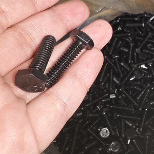 कारखाने उच्च गुणवत्ता वाली एनीसी एस्मे बी <span class=keywords><strong>18</strong></span>.<span class=keywords><strong>2</strong></span>.<span class=keywords><strong>1</strong></span> ए 10 हेक्स ग्रेड <span class=keywords><strong>2</strong></span> 5 8 इंच 3/4 \ "x 3 \" ब्लैक कार्बन स्टील हेक्सागोन बोल्ट बोल्ट - Product Image 5