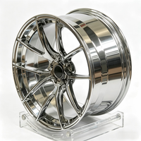 Nouvelles jantes en alliage d'aluminium forgé monobloc chromées style VS-5RS 16-20 pouces 5x112/114.3/120 pour Audi Mercedes 5 ans de garantie