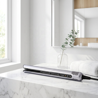 Lisseur d'air professionnel léger 2-en-1 multi-styles à séchage rapide, sans balais, haute vitesse, pour cheveux humides et secs